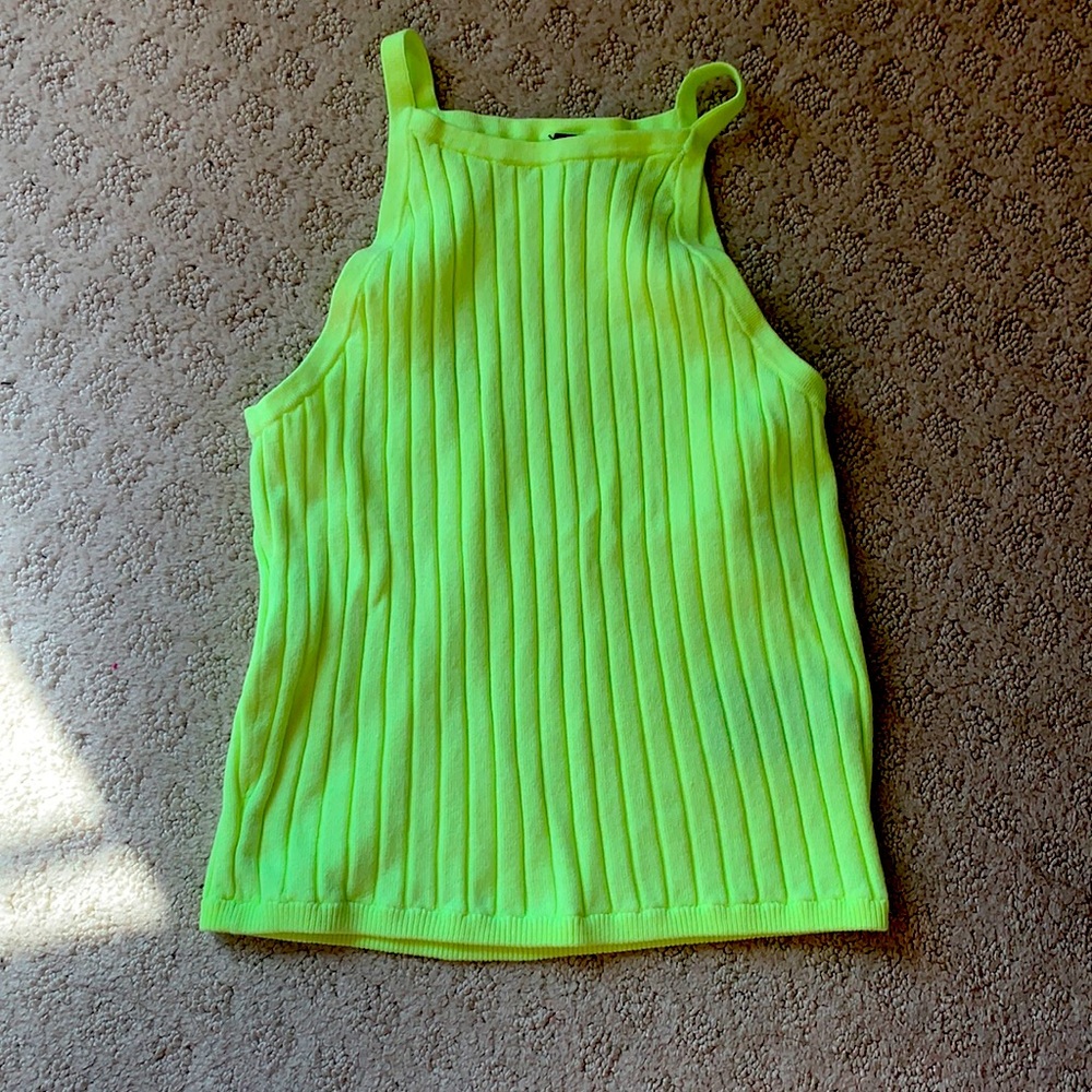 forever 21 neon tank